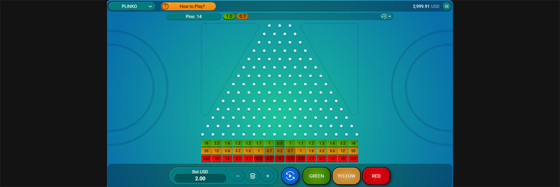 Ücretsiz slot makinesi Plinko. 